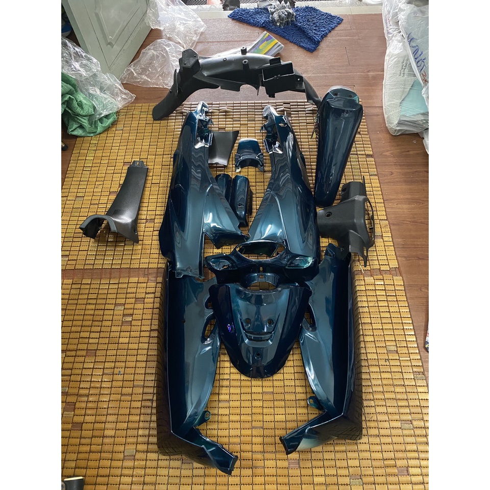 Dàn áo xe Best hàng Việt Nam loại 1 màu Xanh Nhớt