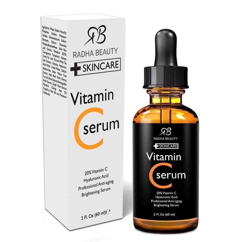 Vitamin C Hyaluronic Acid RADHA BEAUTY skincare - Tinh chất cấp nước, cấp ẩm, tái tạo phục hồi da, làm mờ sẹo r