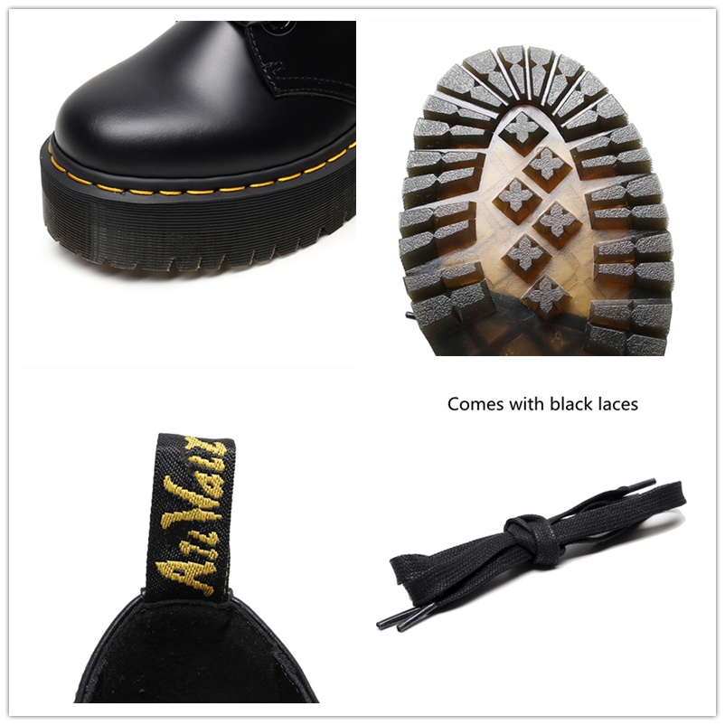 Giày Martin Da Đế Dày 2 Lỗ 1461 Thời Trang Cá Tính Cho Nam