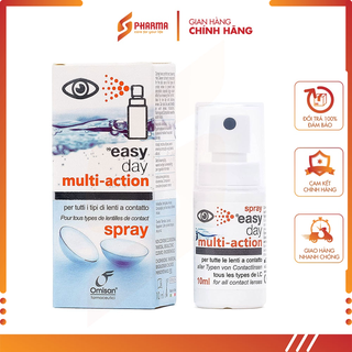 Xịt mắt dưỡng kính áp tròng Easy Day Multi Action Spray - Omisan - Italia [Lọ 10ml]