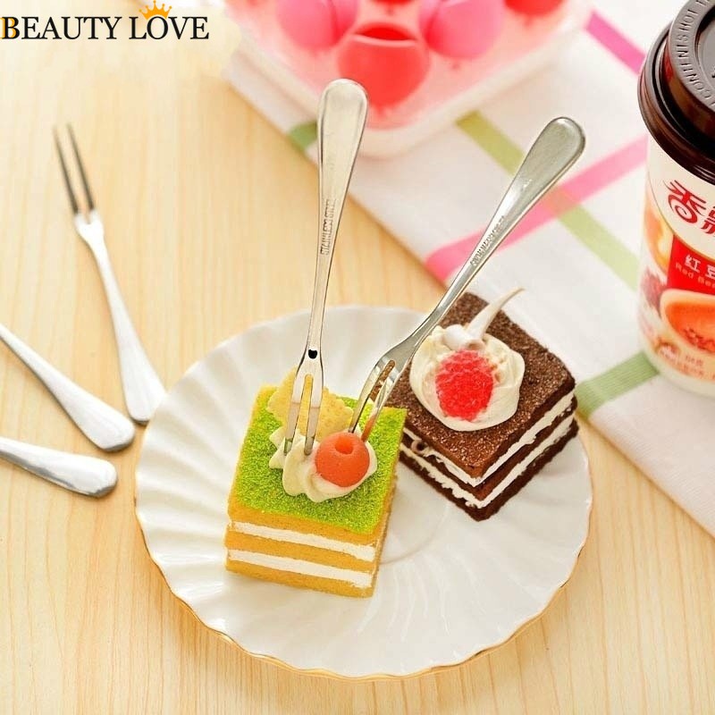 Bộ Nĩa / Nĩa Ăn Tráng Miệng / Đồ Tráng Miệng Bằng Thép Không Gỉ Tiện Dụng Cho Nhà Bếp / Nhà Hàng