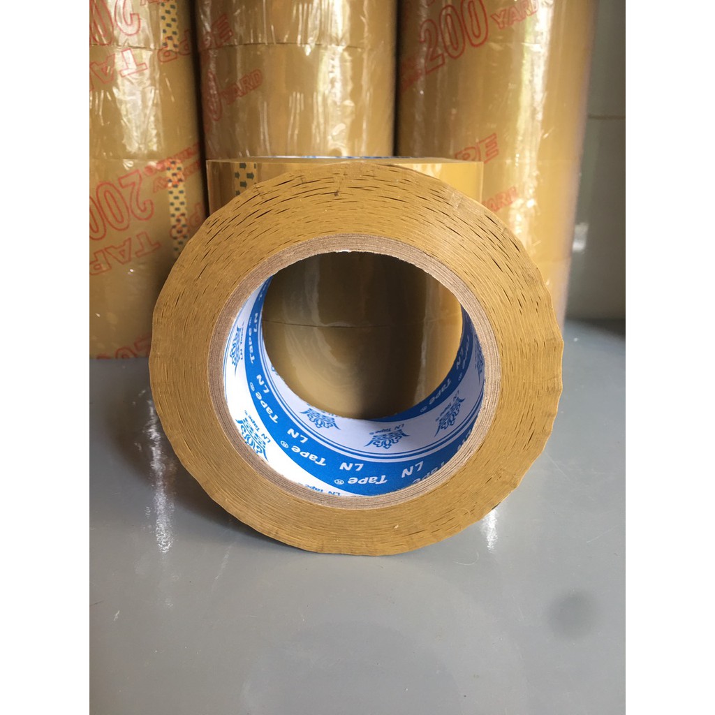 Băng keo vàng 200ya bảng to 6cm