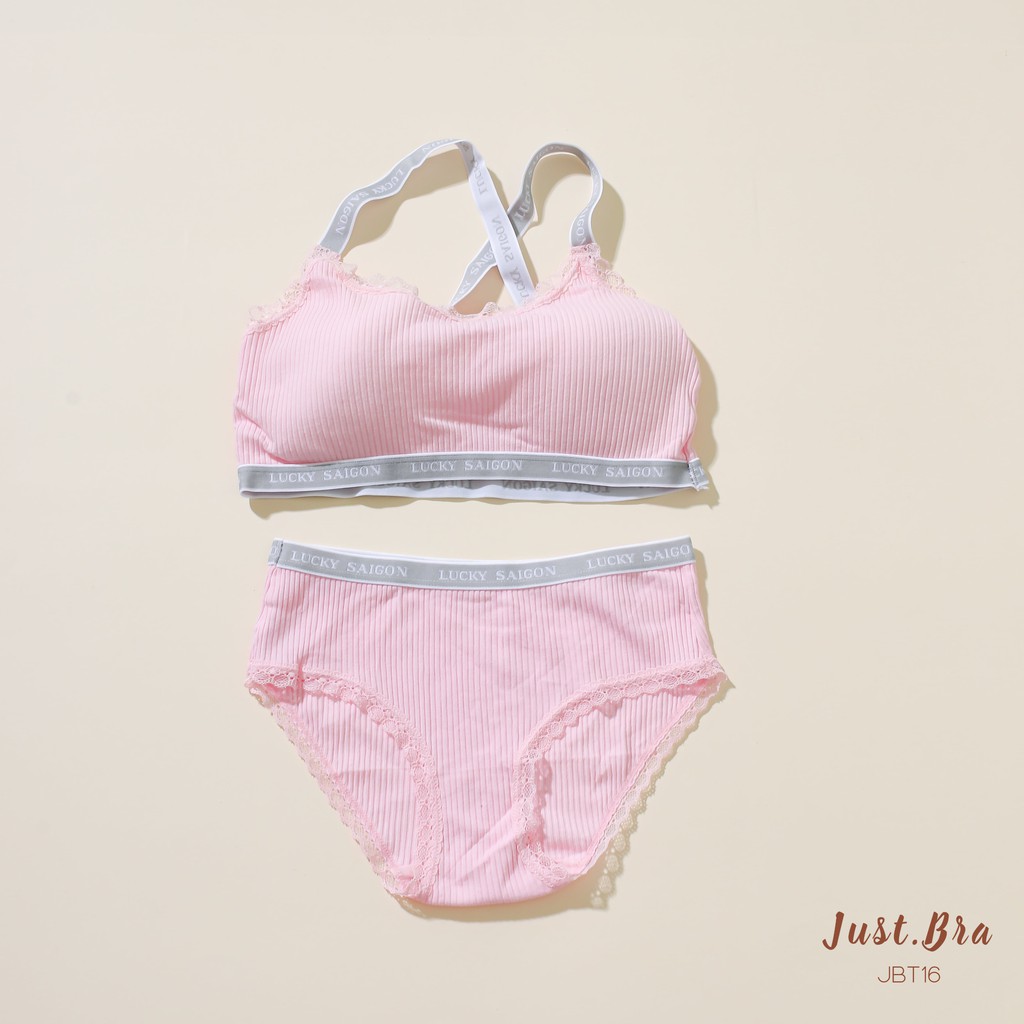 Set đồ tập Just Bra thun gân siêu mềm mại JBT16 | BigBuy360 - bigbuy360.vn