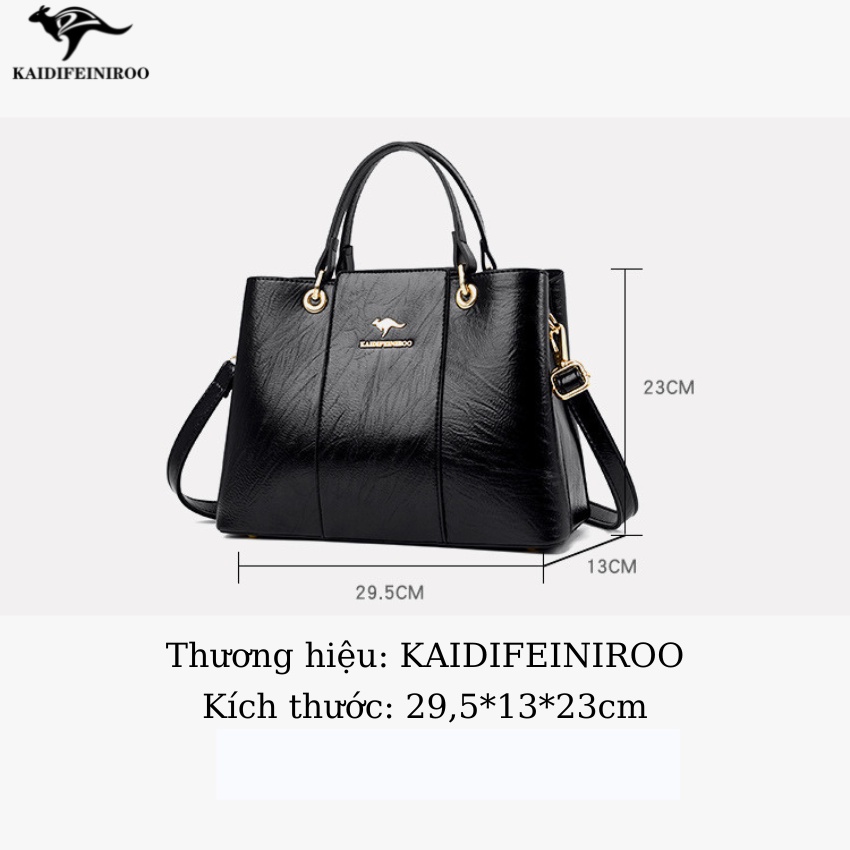 Túi xách nữ công sở full hộp Hàn Quốc thời trang cao cấp to đẹp KAIDIFEINIROO KF36  Size 29.5cm