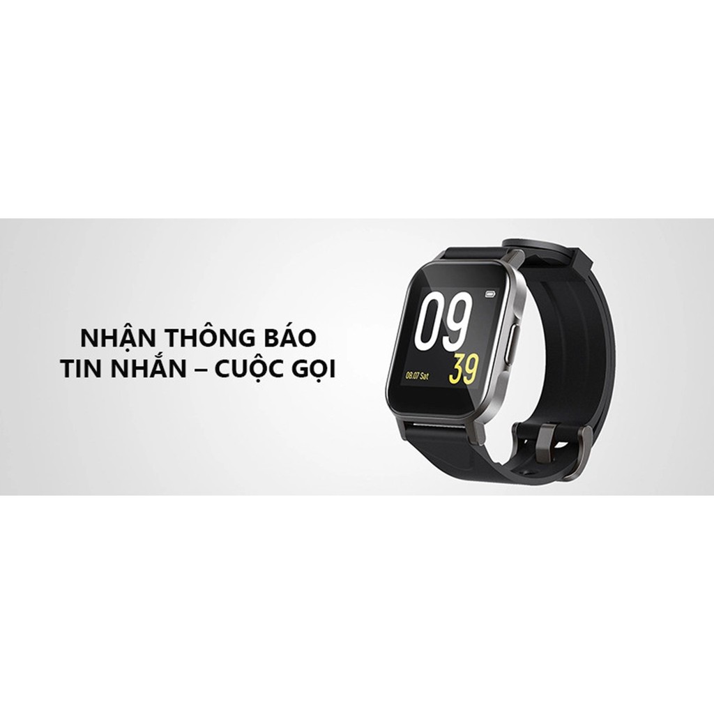 Đồng hồ thông minh SoundPEATS Watch 1-Pin 10 ngày, Theo dõi nhịp tim, 12 chế độ tập luyện