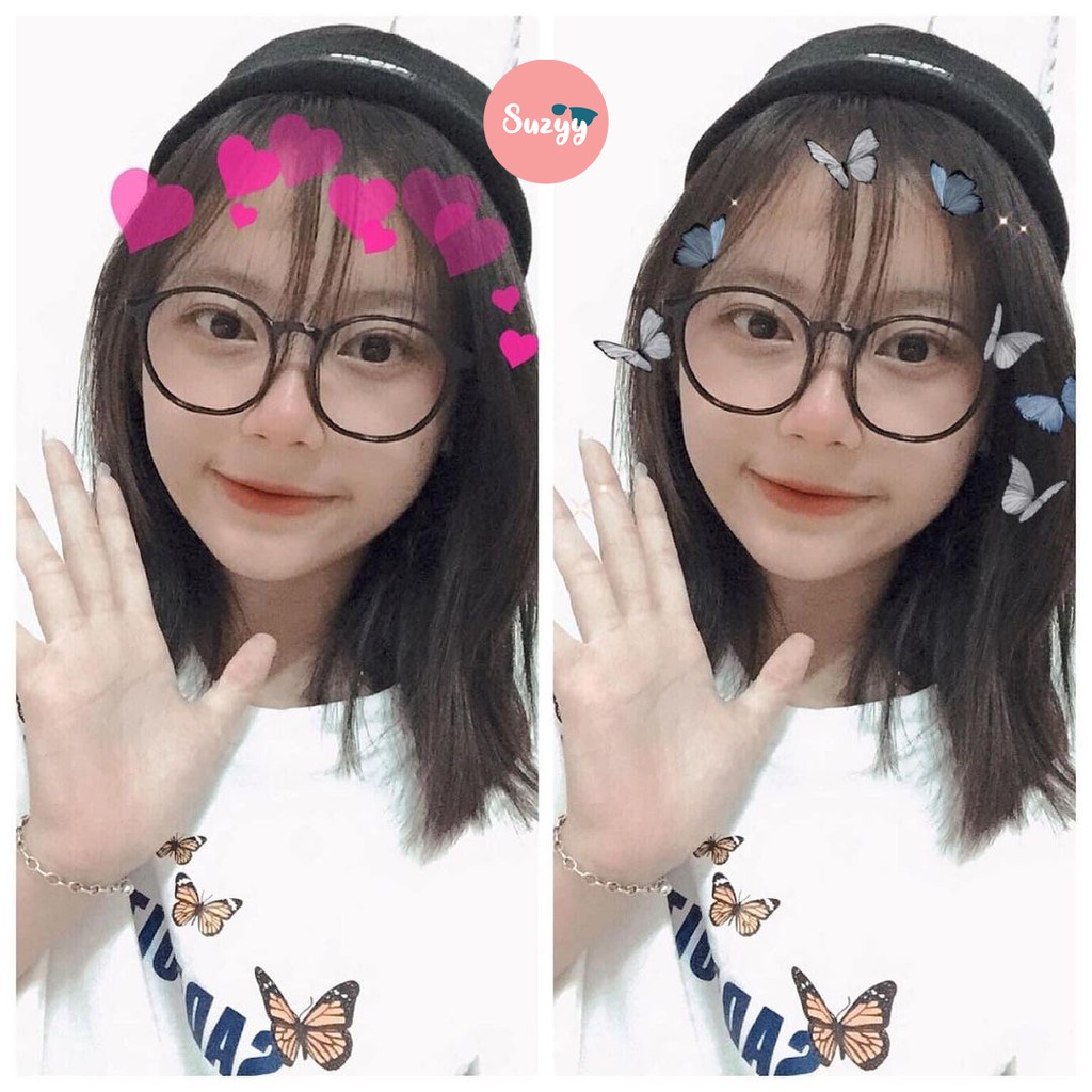 Gọng mắt kính cận thời trang nam nữ Suzyy dáng tròn nobita chất liệu nhựa dẻo | BigBuy360 - bigbuy360.vn