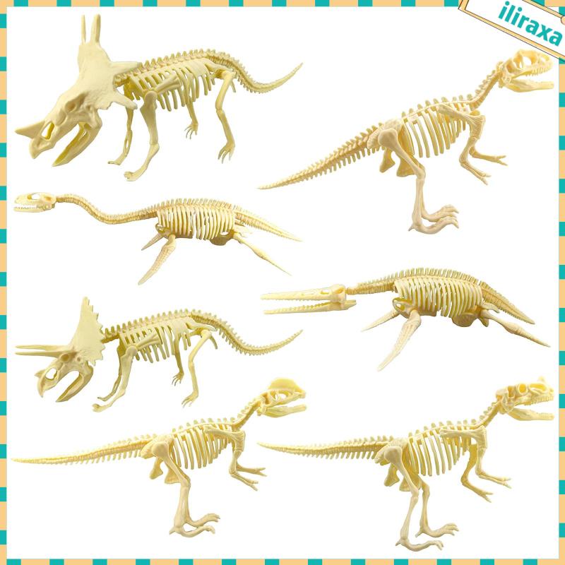 Set 7 Mô Hình Xương Khủng Long Đồ Chơi Giáo Dục Cho Bé