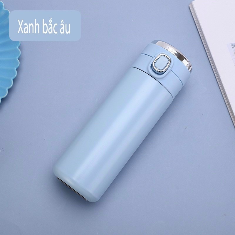 Bình nước giữ nhiệt inox cao cấp 400ml, nhiệt kế hiện thị nhiệt độ thông minh B3