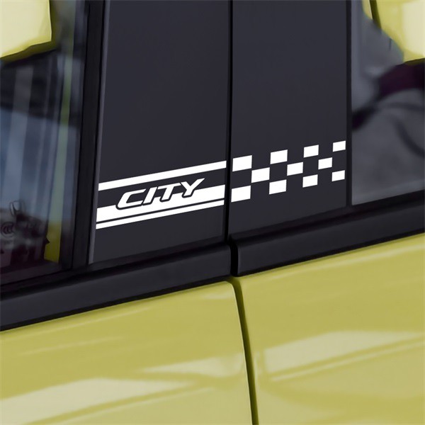 Set 2 Miếng Dán Trang Trí Xe Hơi honda city 2014-2019