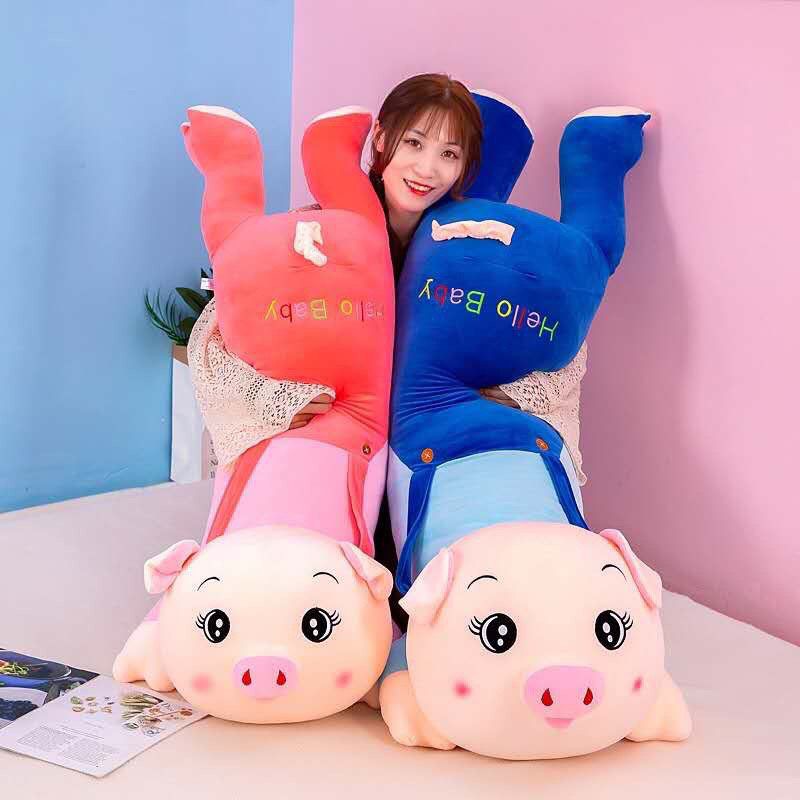 gấu bông heo mặc áo siêu xinh