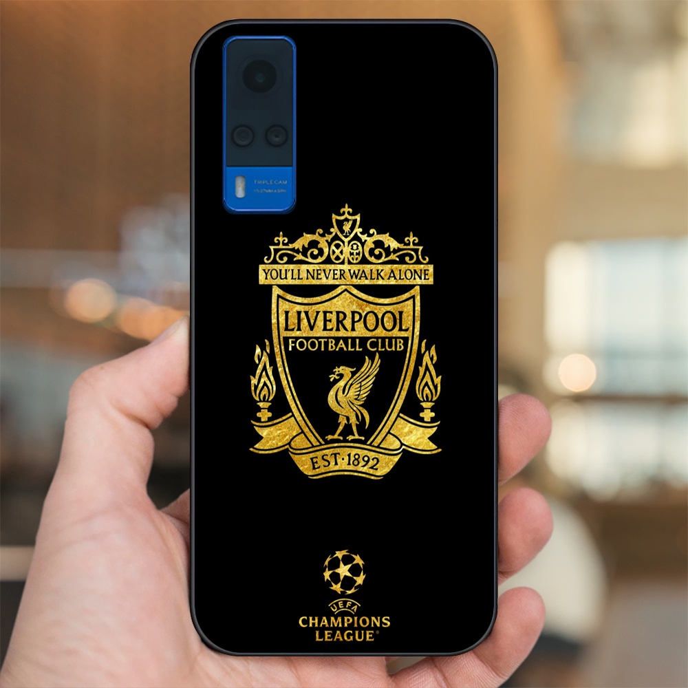 Ốp lưng Vivo Y51 2020, Y53s viền đen in hình Liverpool FC