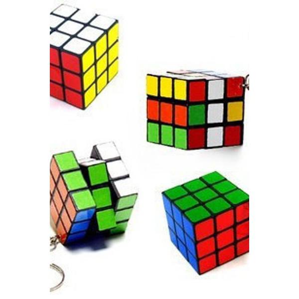 Bán Móc Khóa Rubik 3x3 Xoay Được Khối Lập Phương Rubik 3 Tầng Siêu rẻ