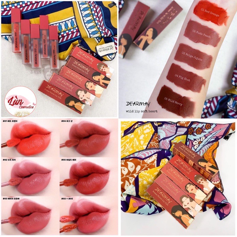 ( sẵn - Girl version ) Son kem lì DEARMAY BREEZE VELVET LIP TINT 4,4g | BigBuy360 - bigbuy360.vn