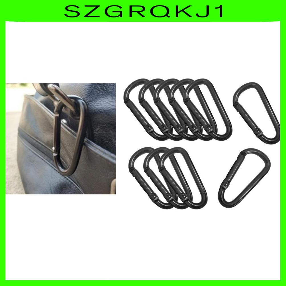 Hàng Có Sẵn 20 Kẹp Bình Nước Karabiner Hình Chữ D