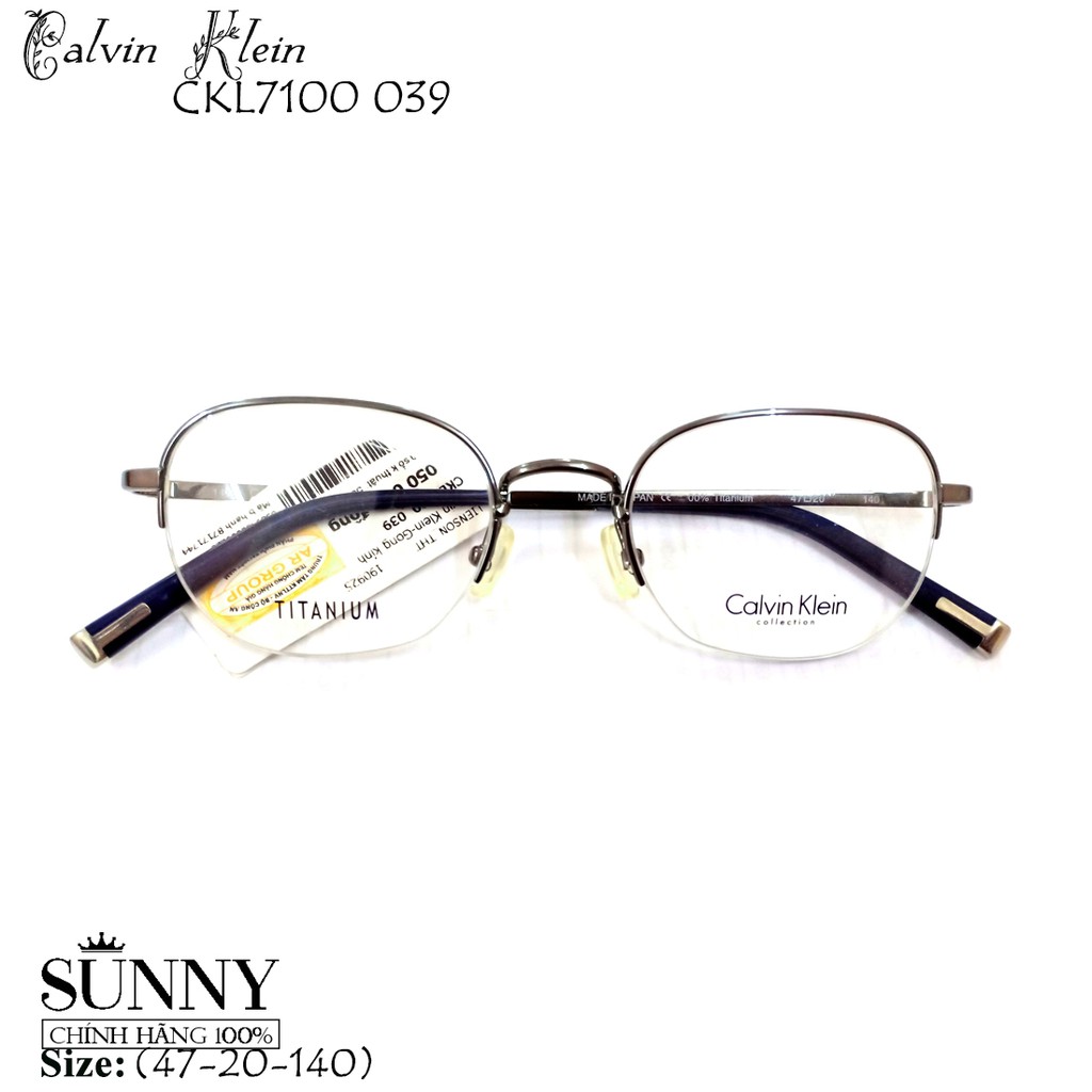CKL7100 - Gọng kính Calvin Klein chính hãng, bảo hành toàn quốc