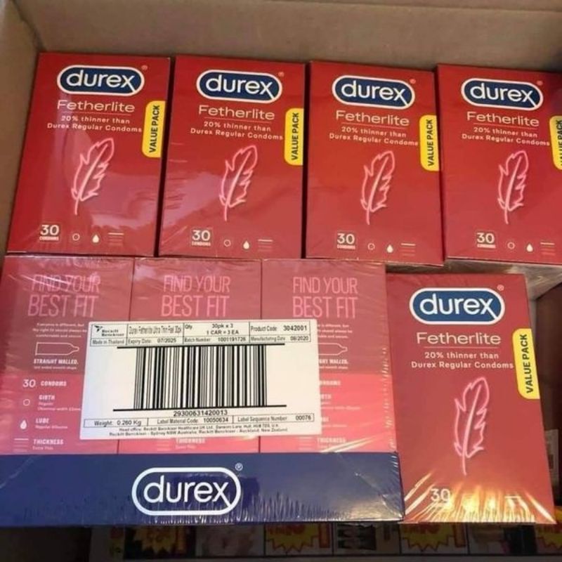 Bao cao su Durex Úc – Fetherlite Ultima (Siêu Mỏng) Hộp 30c