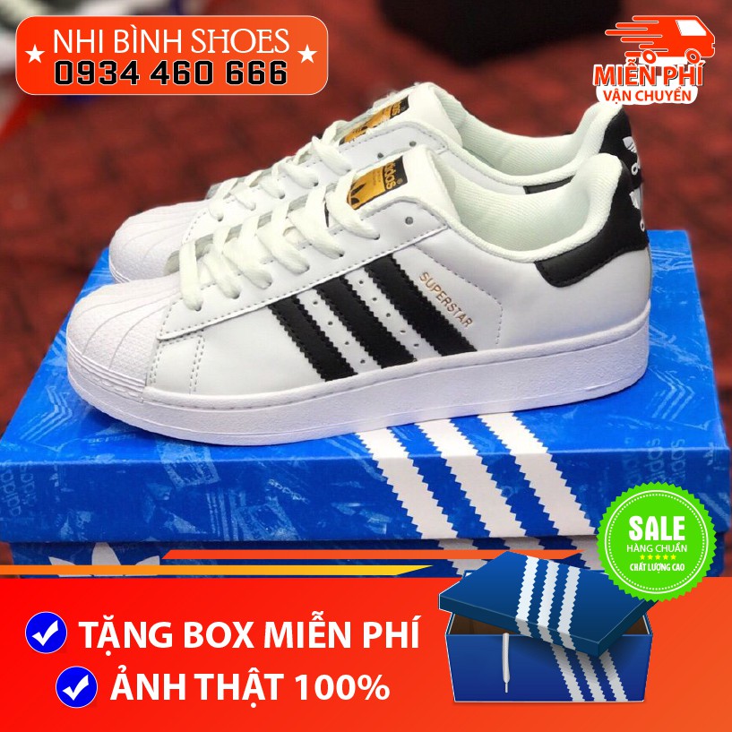 Giày thể thao Nam Nữ supperstar  - Hình thật 100% : Cam kết chất lượng