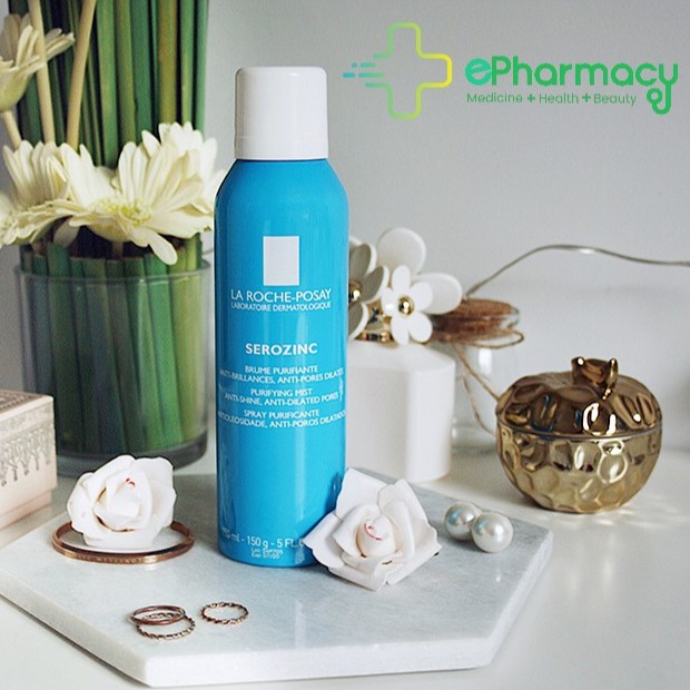 Xịt khoáng LA ROCHE-POSAY SEROZINC dành cho da dầu ,da mụn