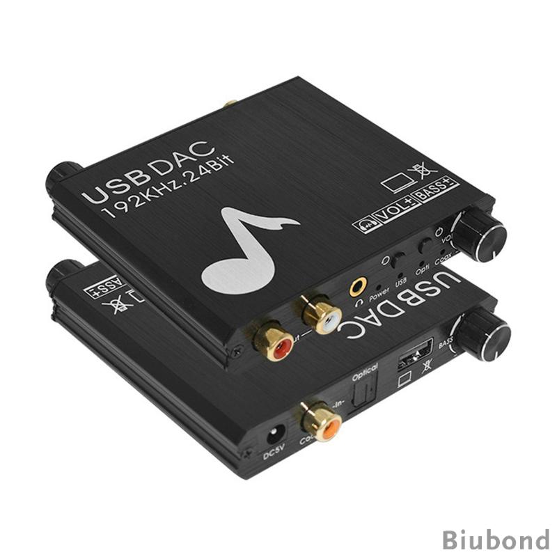 Bộ Chuyển Đổi Âm Thanh 192khz Usb Dac Coaxial Spdif Sang Analog