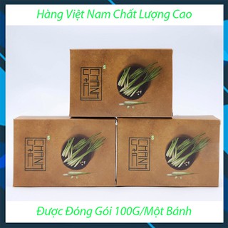 [Hàng Việt Nam] Xà Bông Tắm Sả Chanh Sạch Khuẩn, Dưỡng Da, Hỗ Trợ Giảm Mụn Lưng 100% Thiên Nhiên