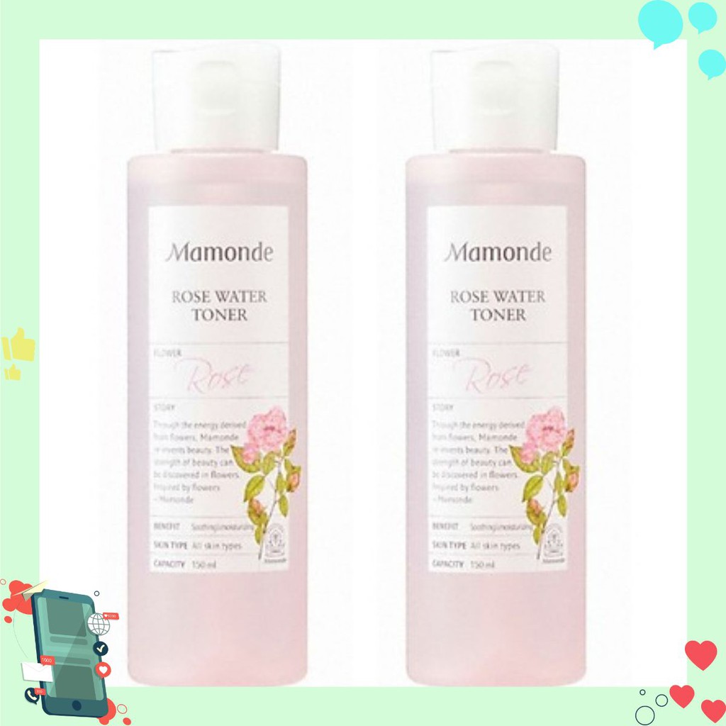 Nước hoa hồng Mamonde Rose Water
