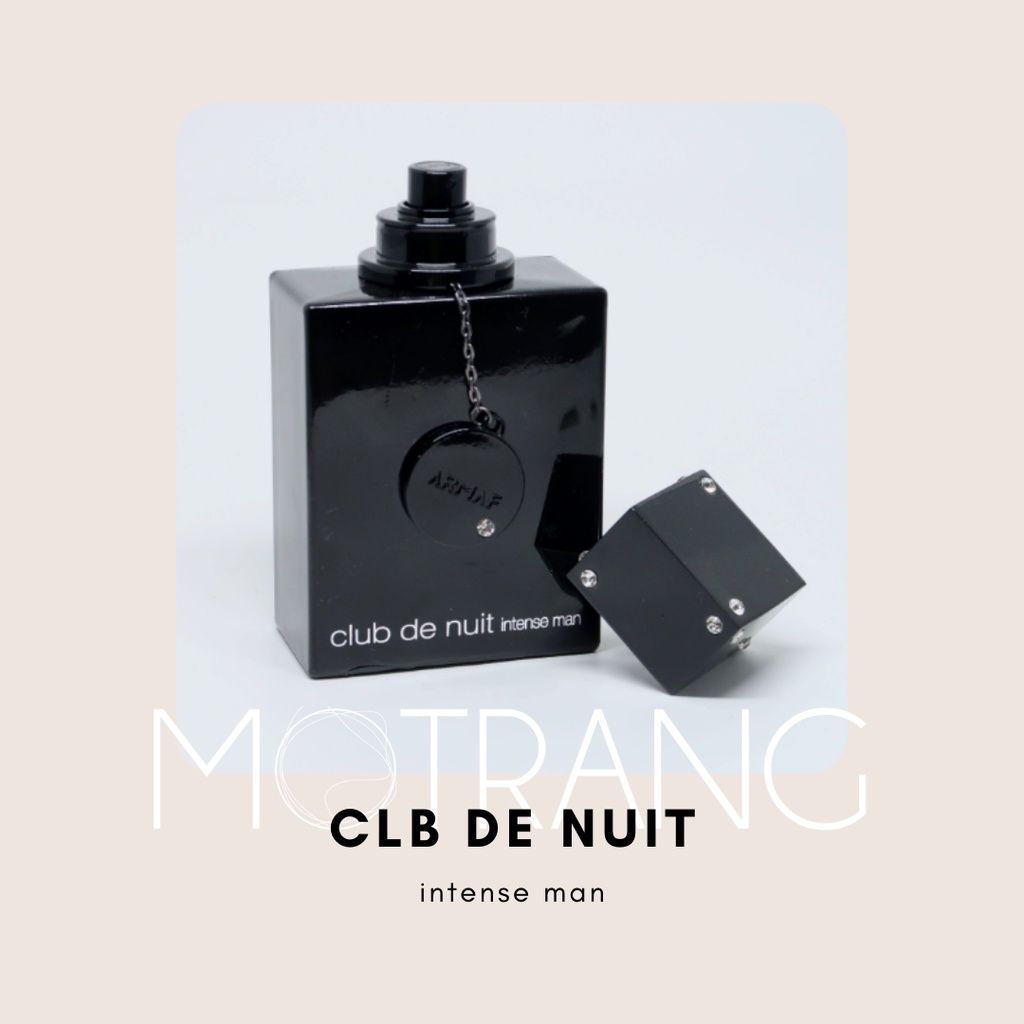 Nước Hoa Armaf Club De Nuit Intense Bản Nam Hương Gỗ Nam Tính, Bản Nữ Hương Hoa Cỏ Ngọt Ngào 5ml - 10ml - 20ml