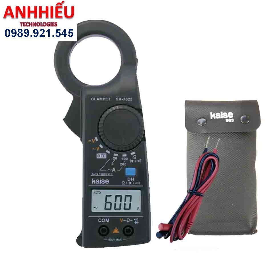Kaise SK-7625 Ampe kìm đo dòng điện AC 600A Kaise SK 7625