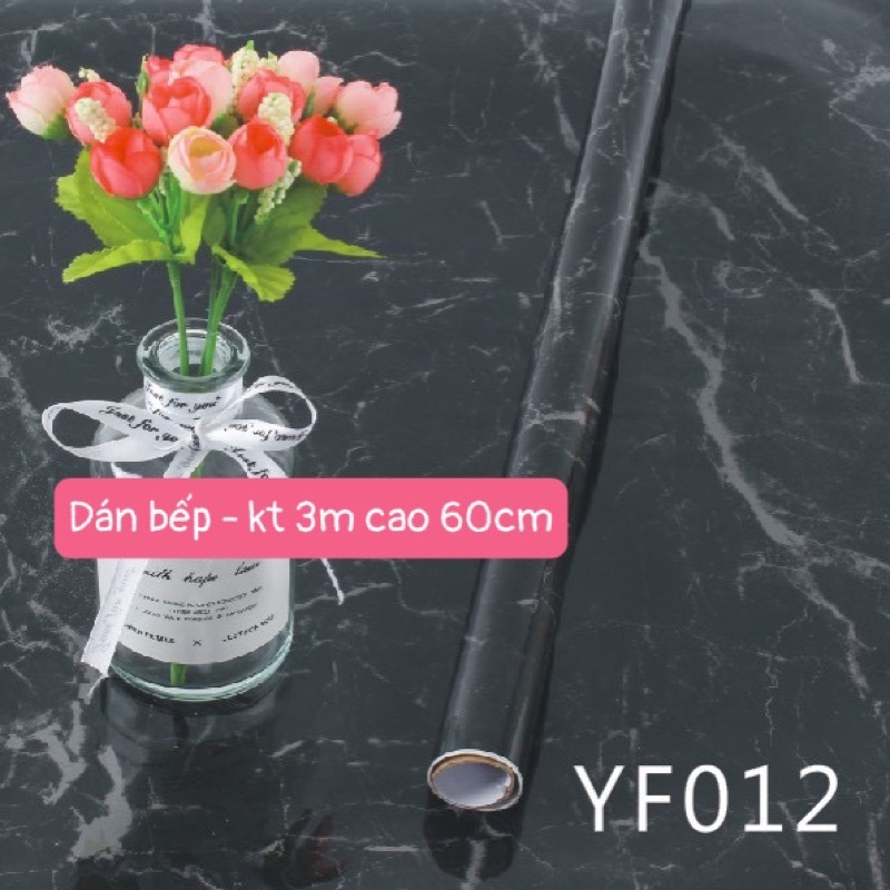 Giấy dán bếp tráng nhôm VÂN ĐÁ chống nước , chịu nhiệt. KT 3m *0,6m
