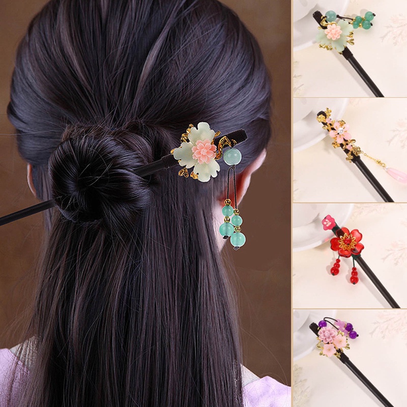 Tmdbyx Trâm Cài Tóc Tua Rua Dài Đính Hạt Ngọc Trai Phong Cách Trung Hoa Cổ Điển Dành Cho Cô Dâu Trong Ngày Cưới