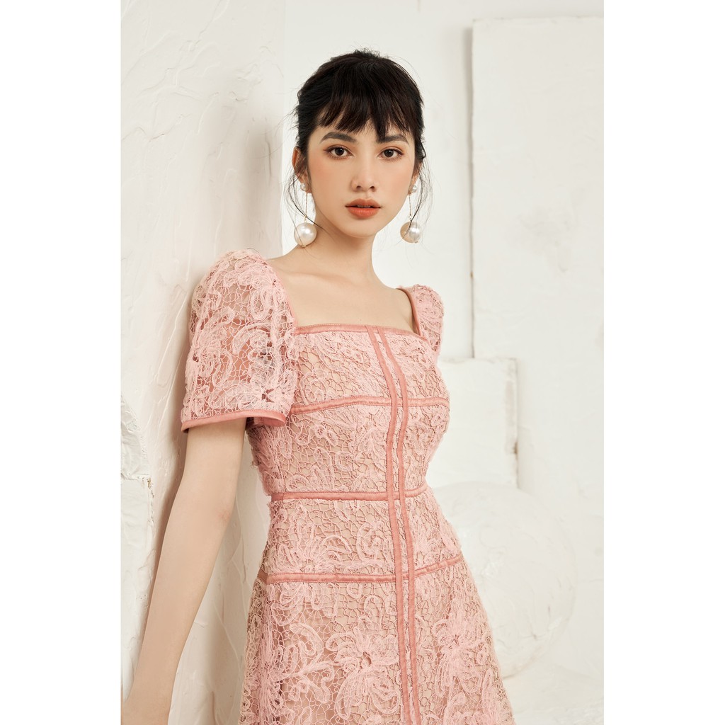 OLV - Đầm dự tiệc Pink Paisley Midi | BigBuy360 - bigbuy360.vn