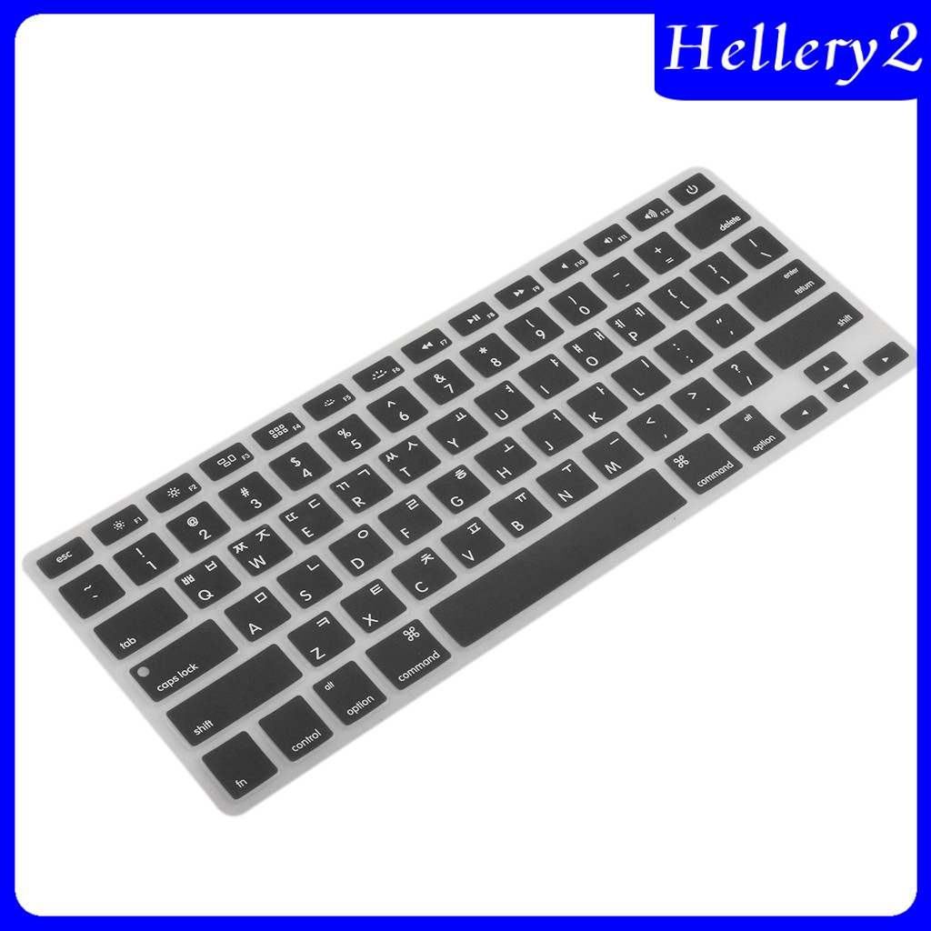 Miếng Silicone Bảo Vệ Bàn Phím Cho Apple Macbook Pro 13 &quot;15&quot; Đen