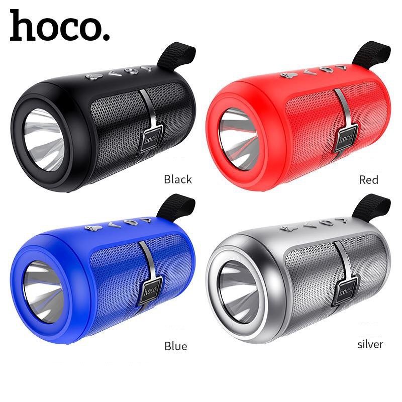 Loa Nghe Nhạc Bluetooth Hoco DS03 V5.0 Chính Hãng - Nghe USB, TF, AUX, Tích Hợp Đèn Pin Mini