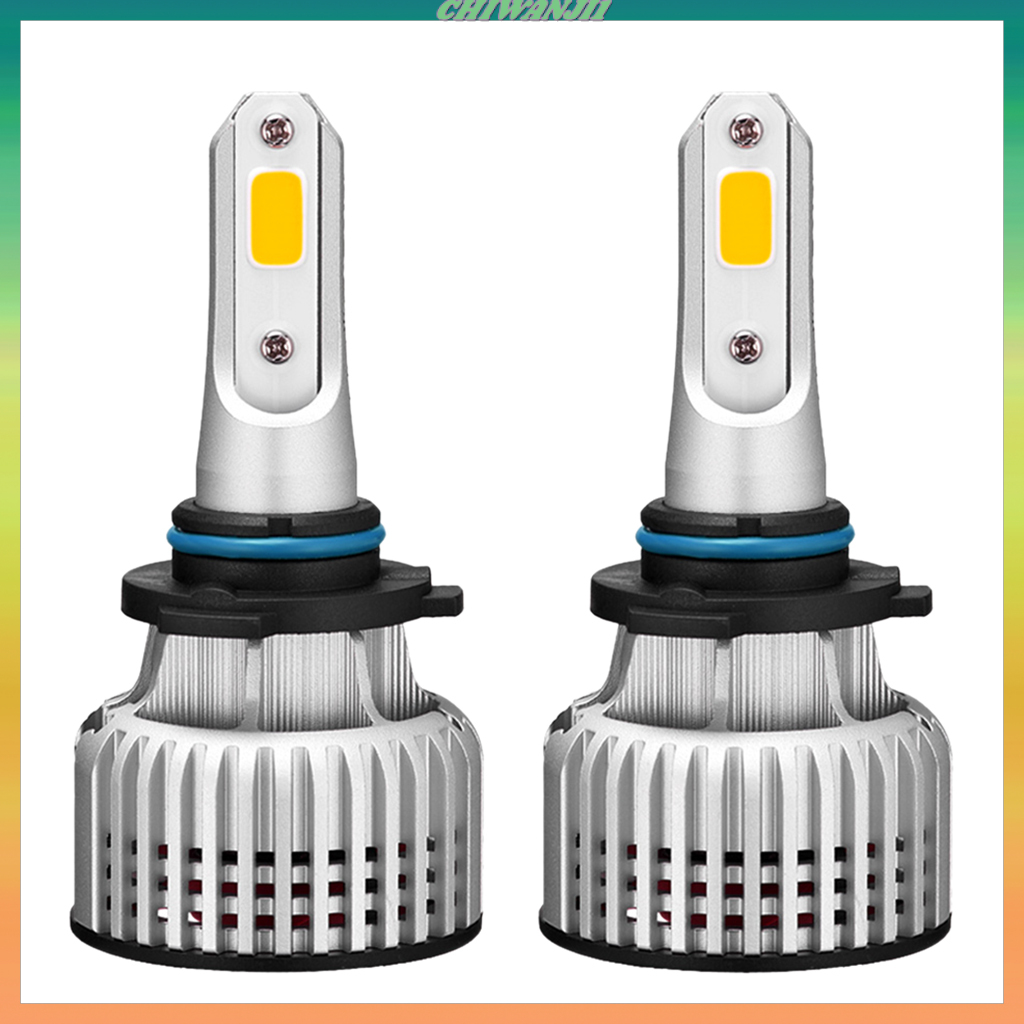 Set 2 Đèn Led Cob H1 36w 9-32v 3000k H1 Ánh Sáng Vàng Cho Xe Ô Tô