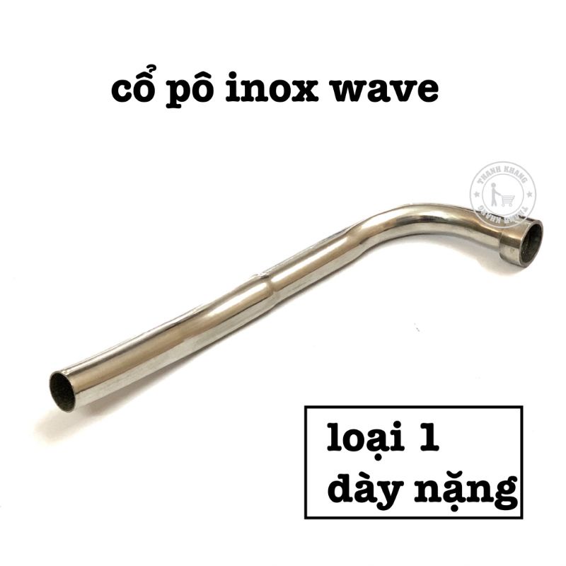 Cổ pô inox gắn pô zin wave s110 rsx110 wave a110 2017 2021 blade future x future neo