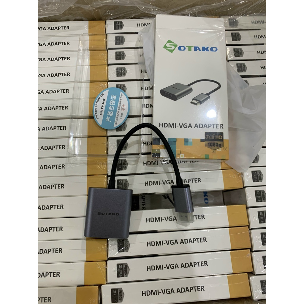 Cáp chuyển HDMI to VGA SOTAKO