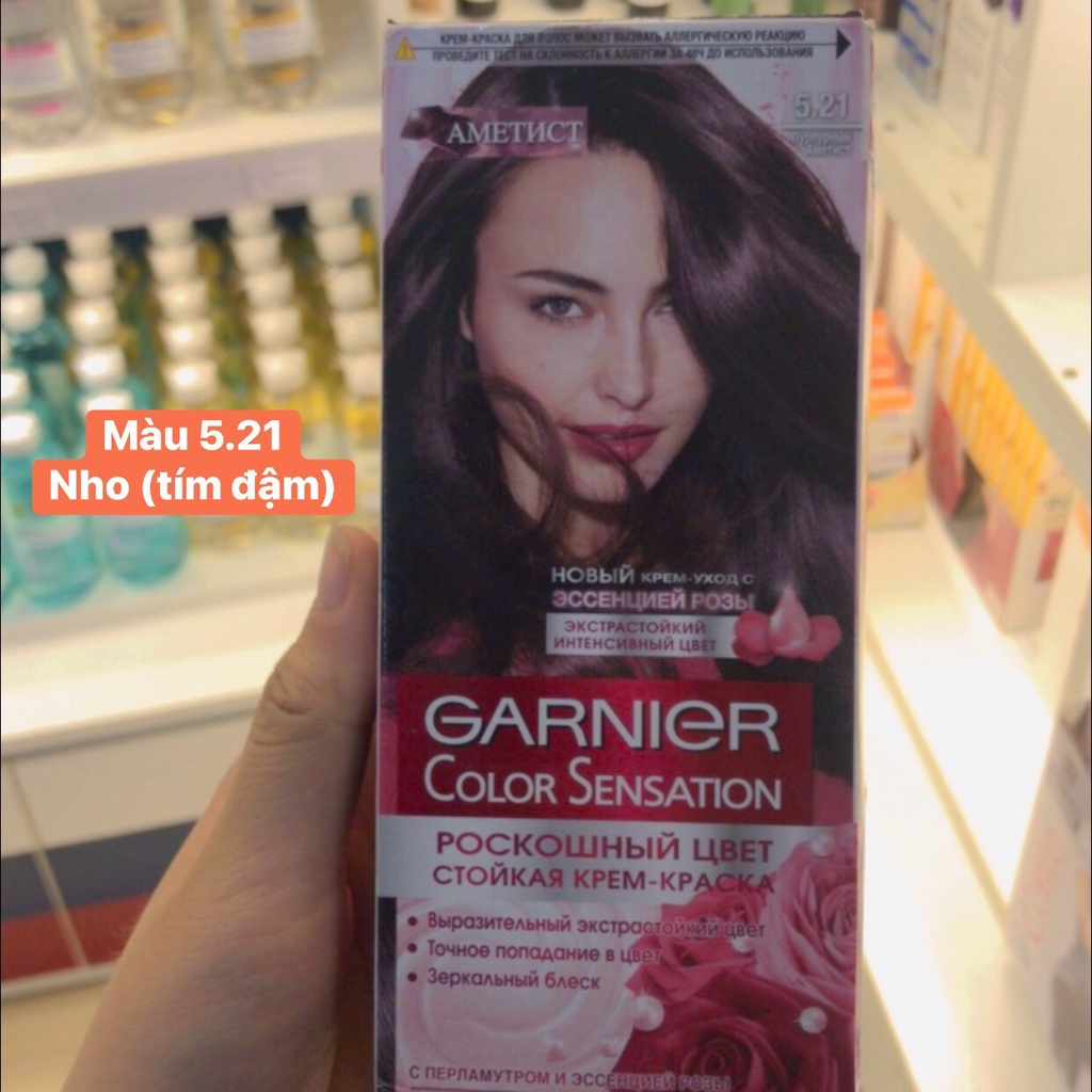 Thuốc nhuộm tóc Garnier Nga lên màu tự nhiên  - Bachduongrushop