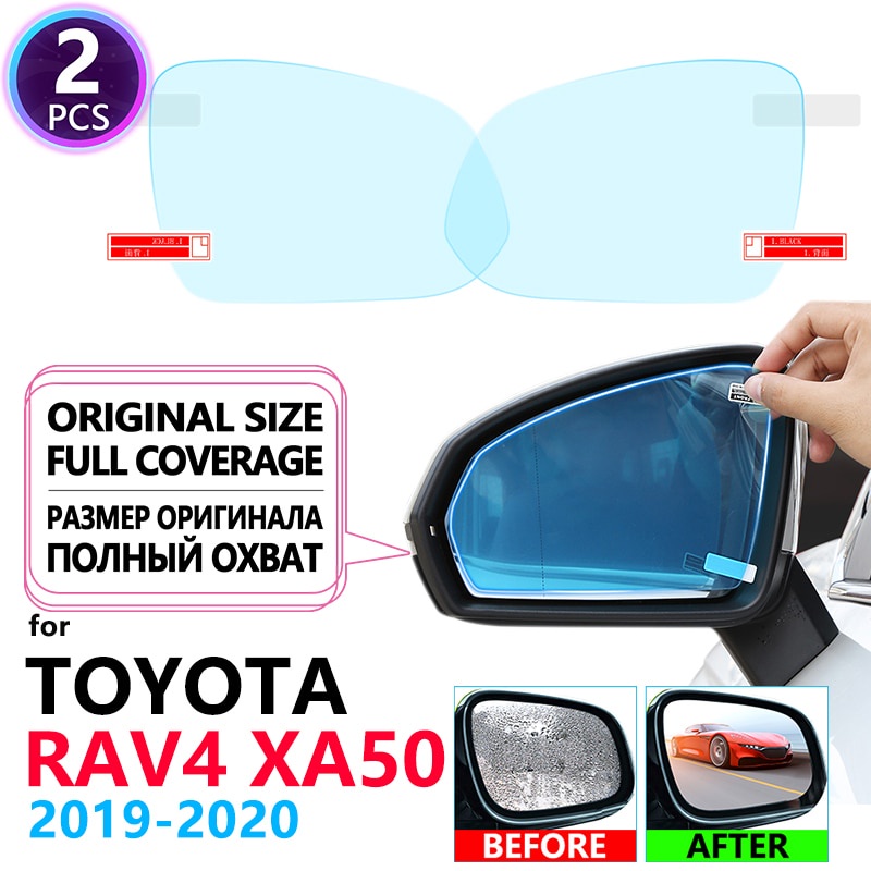 Miếng Dán Kính Chiếu Hậu Chống Nước Mưa Cho Toyota Rav4 XA50 2019~2020 RAV 4 50