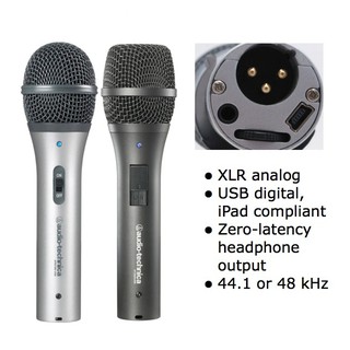 Micro condenser cổng usb thu âm cho máy tính | audio technica atr2100-usb