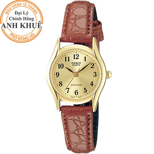 Đồng hồ nữ dây da Casio Anh Khuê LTP-1094Q-9BRDF