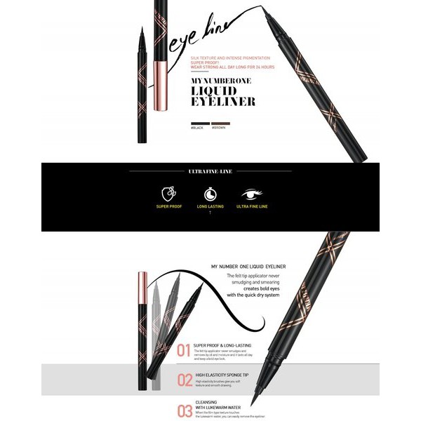 Bút kẻ mắt nước Merbliss My number one liquid eyeliner