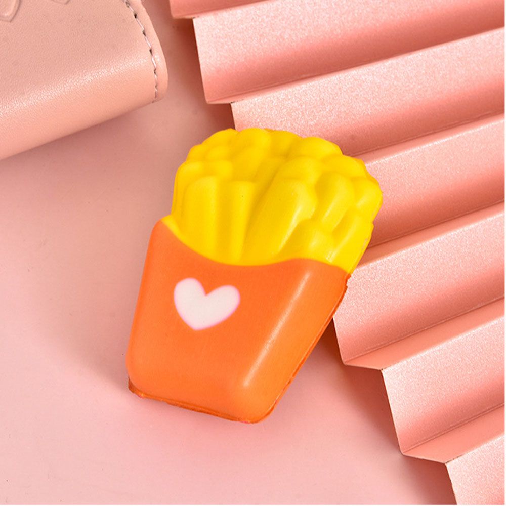 Đồ chơi squishy giảm căng thẳng hình bánh kem cầu vồng đáng yêu cho bé