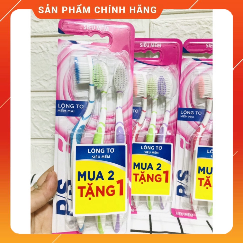 COMBO 3 Bàn chải PS Lông tơ mềm mại