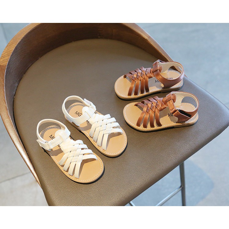 dép sandal bé gái size 21-30 quai đan dễ thương