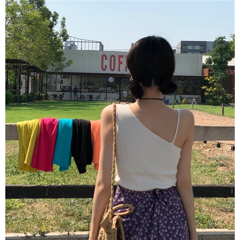 Áo Dệt Kim Hai Dây Màu Trơn Thời Trang Hong Kong | BigBuy360 - bigbuy360.vn