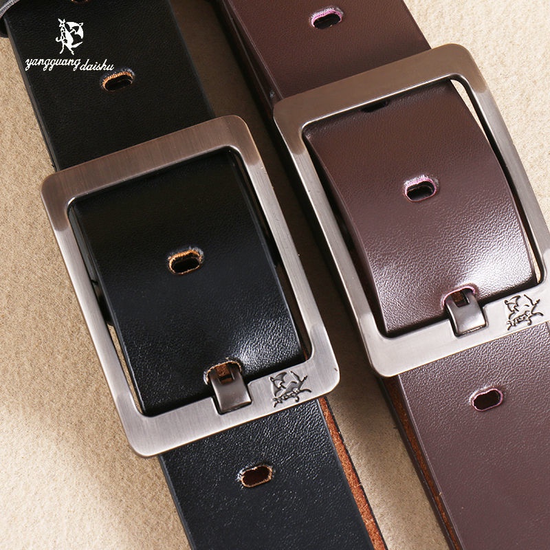 Thắt Lưng Da Kangaroo Phong Cách retro Cho Nam Mới