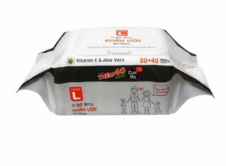 Khăn Ướt Cực Đã Choice L Lotte 120 miếng