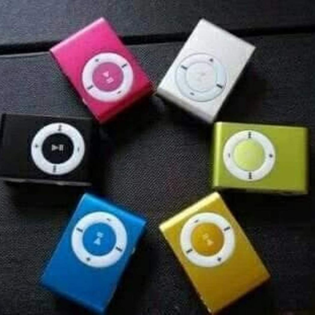 Máy Nghe Nhạc Mp3 Mini + Tai Nghe + Cáp Sạc Cho Ipod