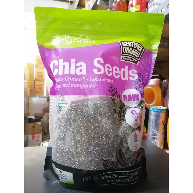 Hạt Chia Úc 1KG Absolute Organic Hữu Cơ 1KG