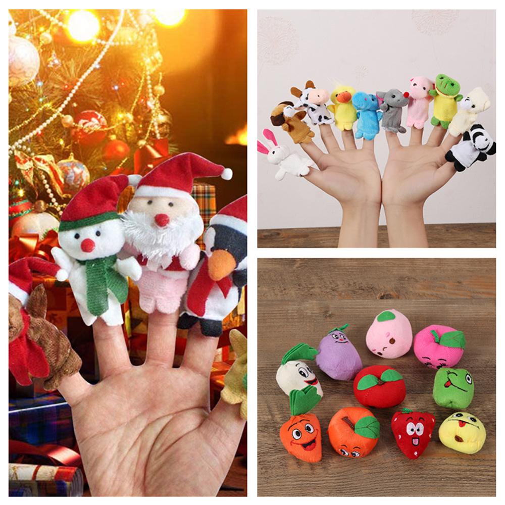 Muvako Đồ Chơi Con Rối Đeo Ngón Tay Nhồi Bông Hình Nhân Vật Hoạt Hình Câu Chuyện Trái Cây Mini Dành Cho Gia Đ