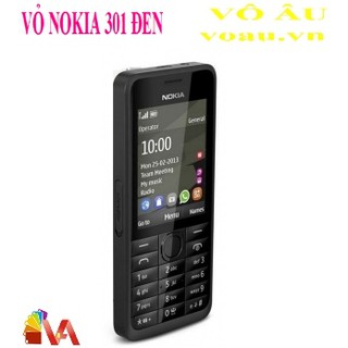 VỎ NOKIA 301 MÀU ĐEN